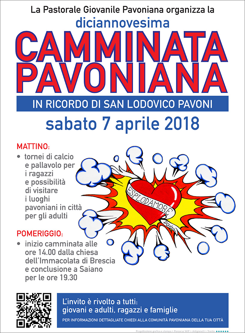 2018 Camminata Pavoniana - Locandina
