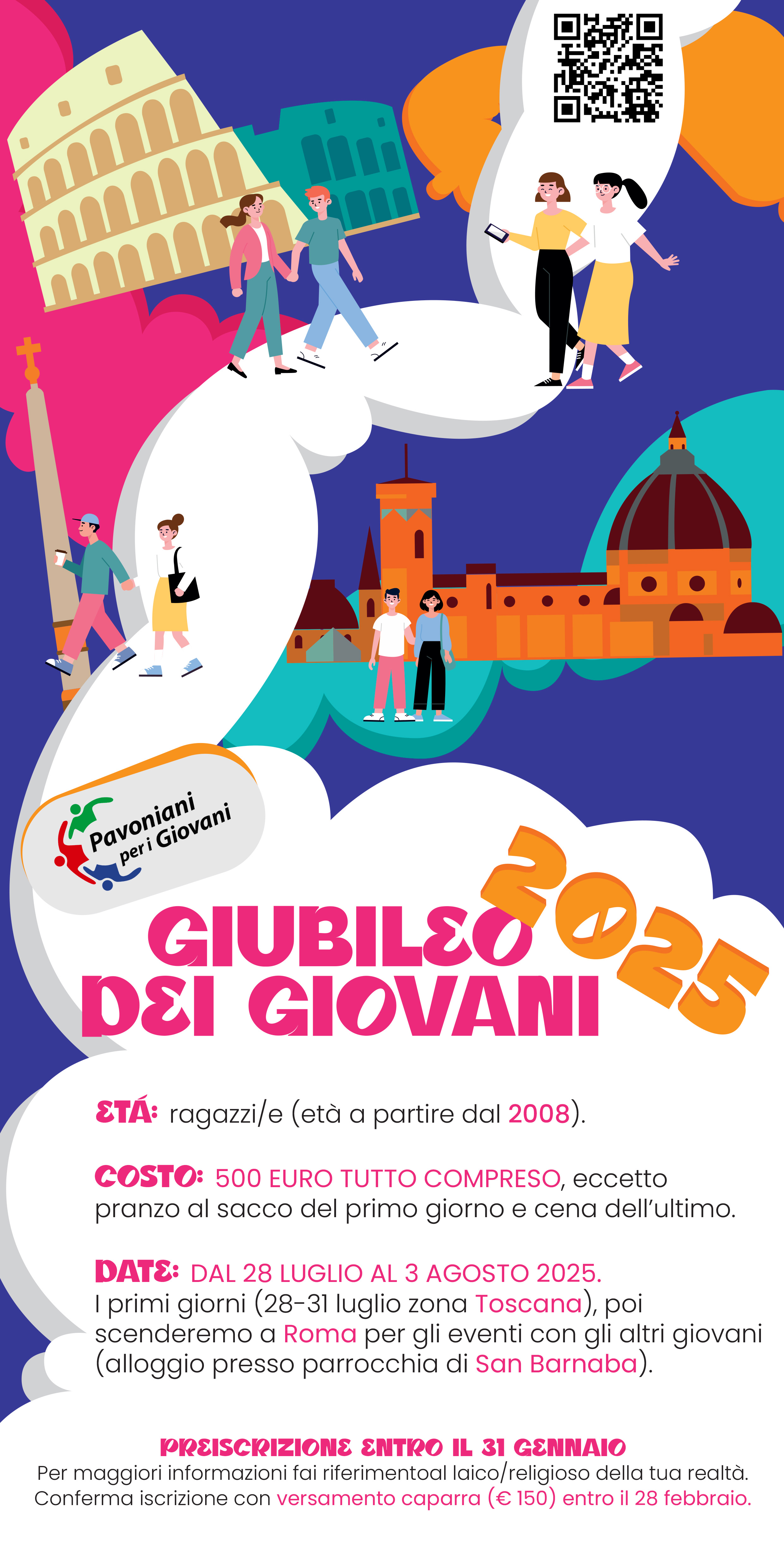 Giubileo dei Giovani 2025 _ Locandina