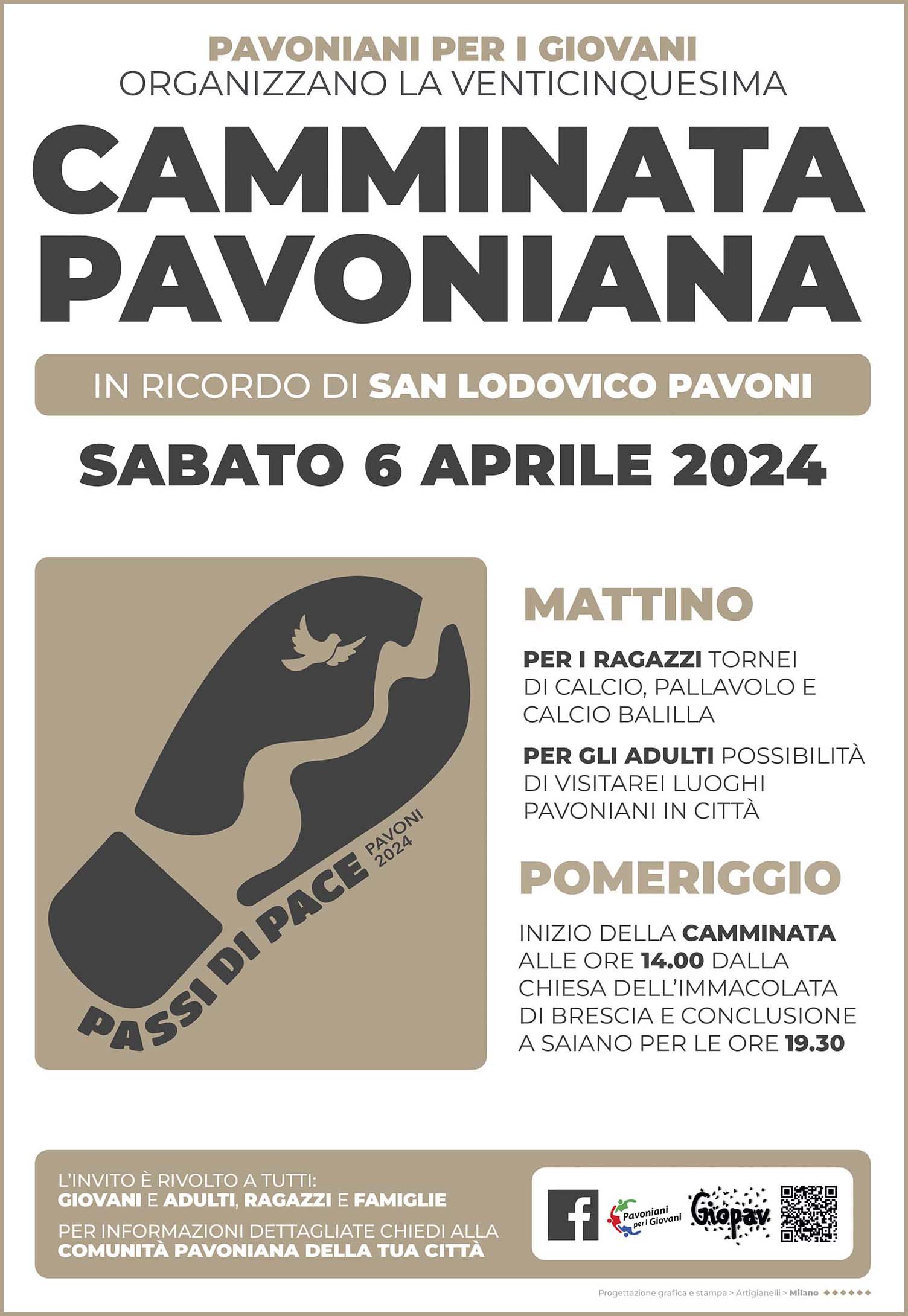 2024 Camminata Pavoniana - Locandina